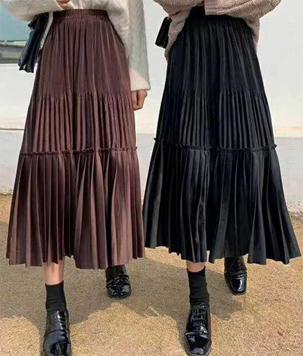 Tổng hợp với hơn 79 chân váy nhung dáng dài siêu hot  cdgdbentreeduvn