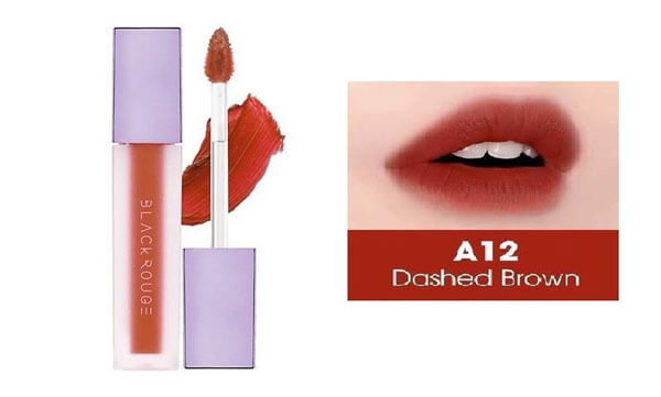 Son Black Rouge màu A12: Màu đỏ gạch được rất nhiều chị em yêu thích
