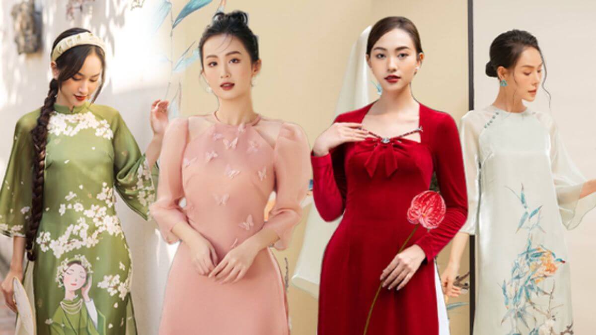 20+ Mẫu áo dài mang nét đẹp đặc trưng của phụ nữ Việt Nam